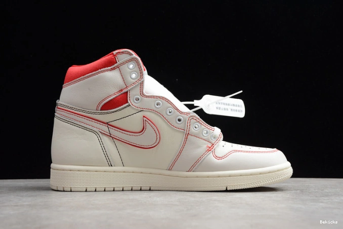 Rep BK phantom air university 555088-160 jordan 1 red sail 1109